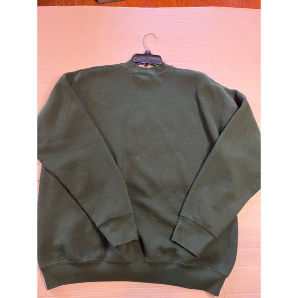 Vintage Disney Pooh & Tigger Green Sweatshirt XL fruit of the loom tag crewneck - Picture 2 of 11